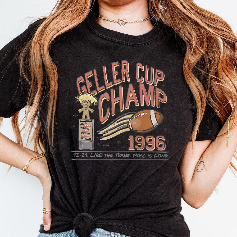 Geller Bowl Champ Friendsgiving Png Gift For Thanksgiving, The One With The Turkey Png, Geller Cup Champ Friendsgiving Turkeybowl Png S7 OO
