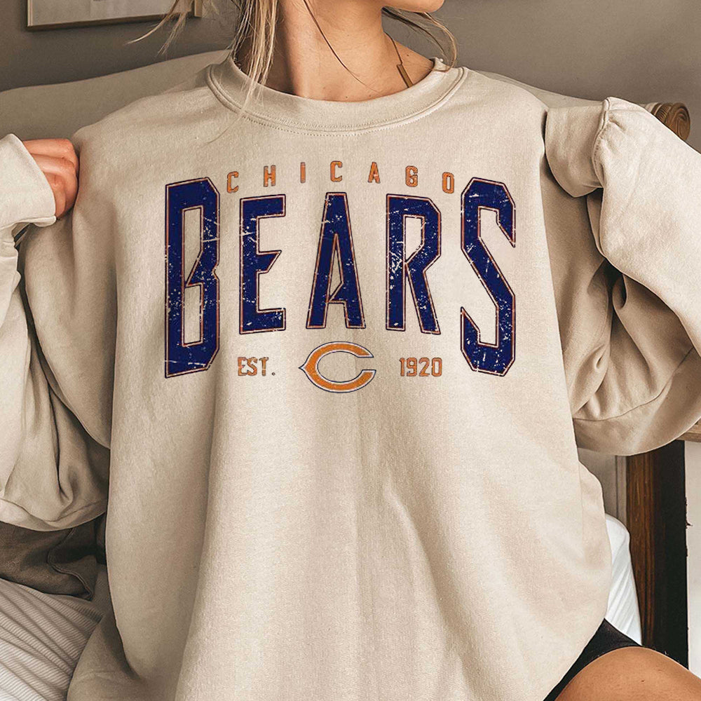 Vintage Chicago Bears shirt, Bears sweatshirt, Chicago Football Fan shirt, Bears tee, Bears t-shirt, Game Day apparel CCC