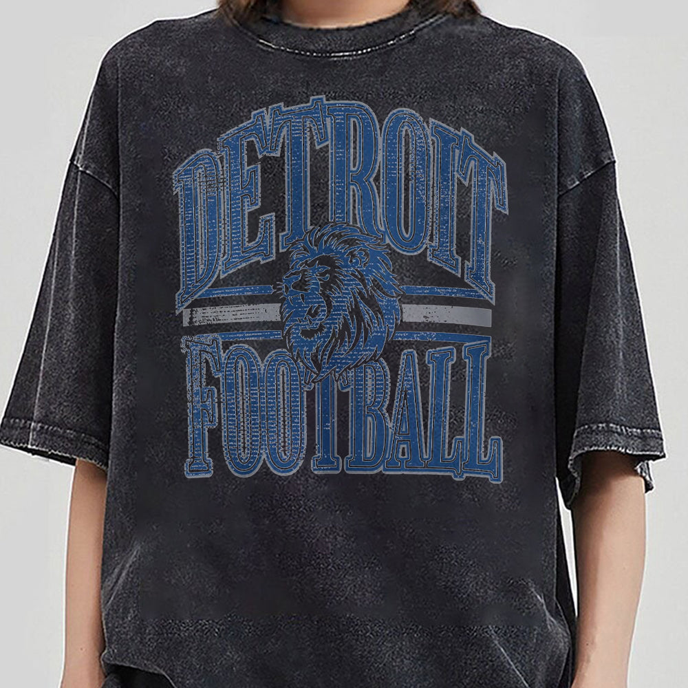 Vintage Detroit Football Sweatshirt, Distressed Detroit Football, Detroit Sweatshirt, Detroit Fan Gift, Detroit Crewneck 1 KKK