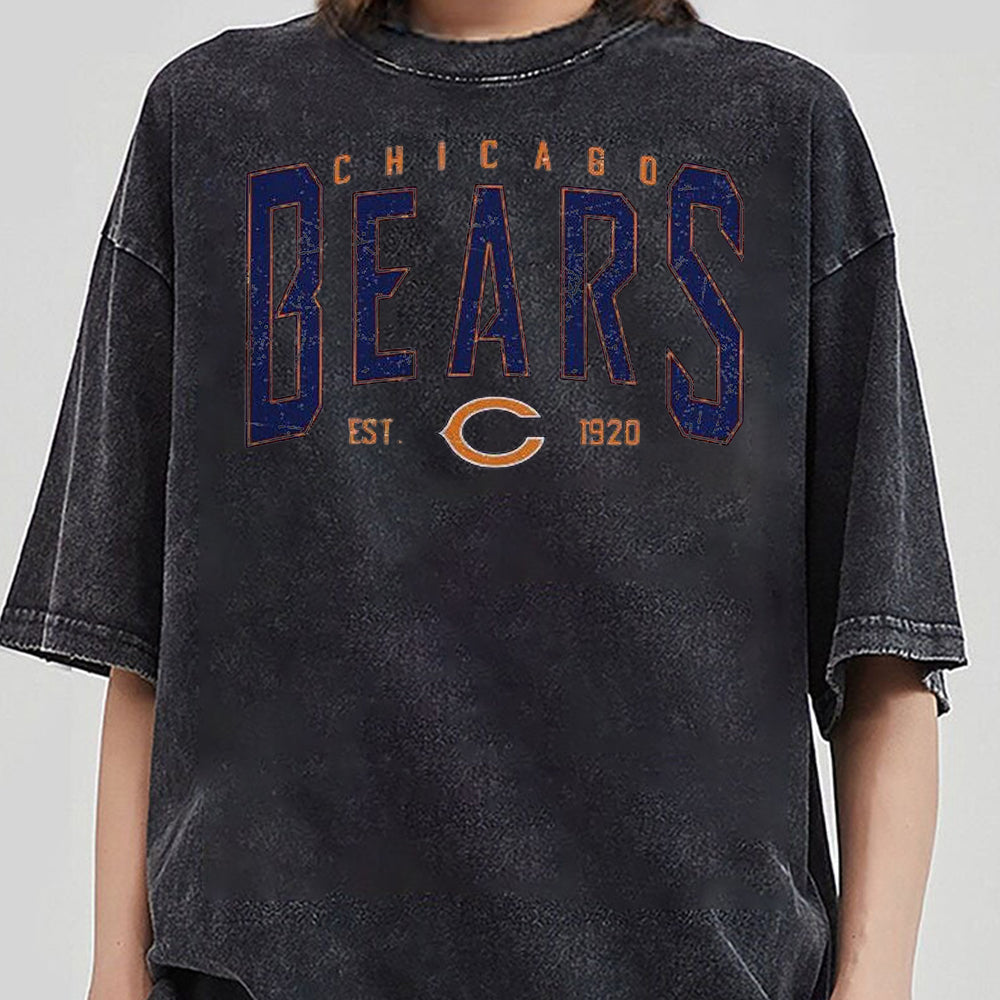 Vintage Chicago Bears shirt, Bears sweatshirt, Chicago Football Fan shirt, Bears tee, Bears t-shirt, Game Day apparel CCC