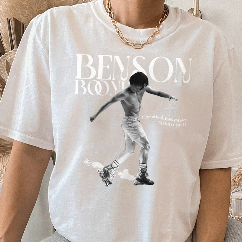 Vintage Fireworks and Rollerblades Benson World Tour 2024 Shirt, Boone 2024 Concert Tee, Beautiful Things, BB Tour Merch, BBoone Fan Shirt JJJ