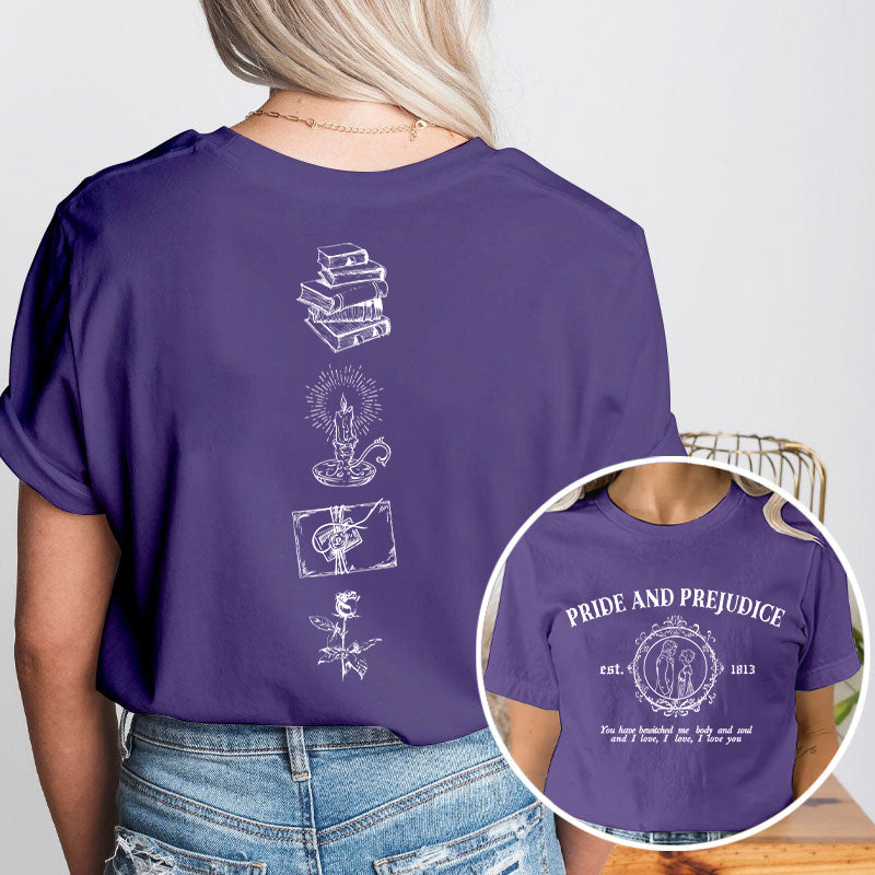 Pride And Prejudice Teacher Two Sided T-Shirt 2MAT88