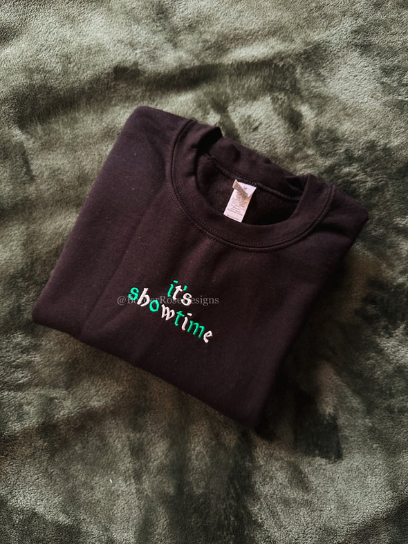 It's Showtime Beetlejuice Unisex Embroidered Sweatshirt EMHA0609