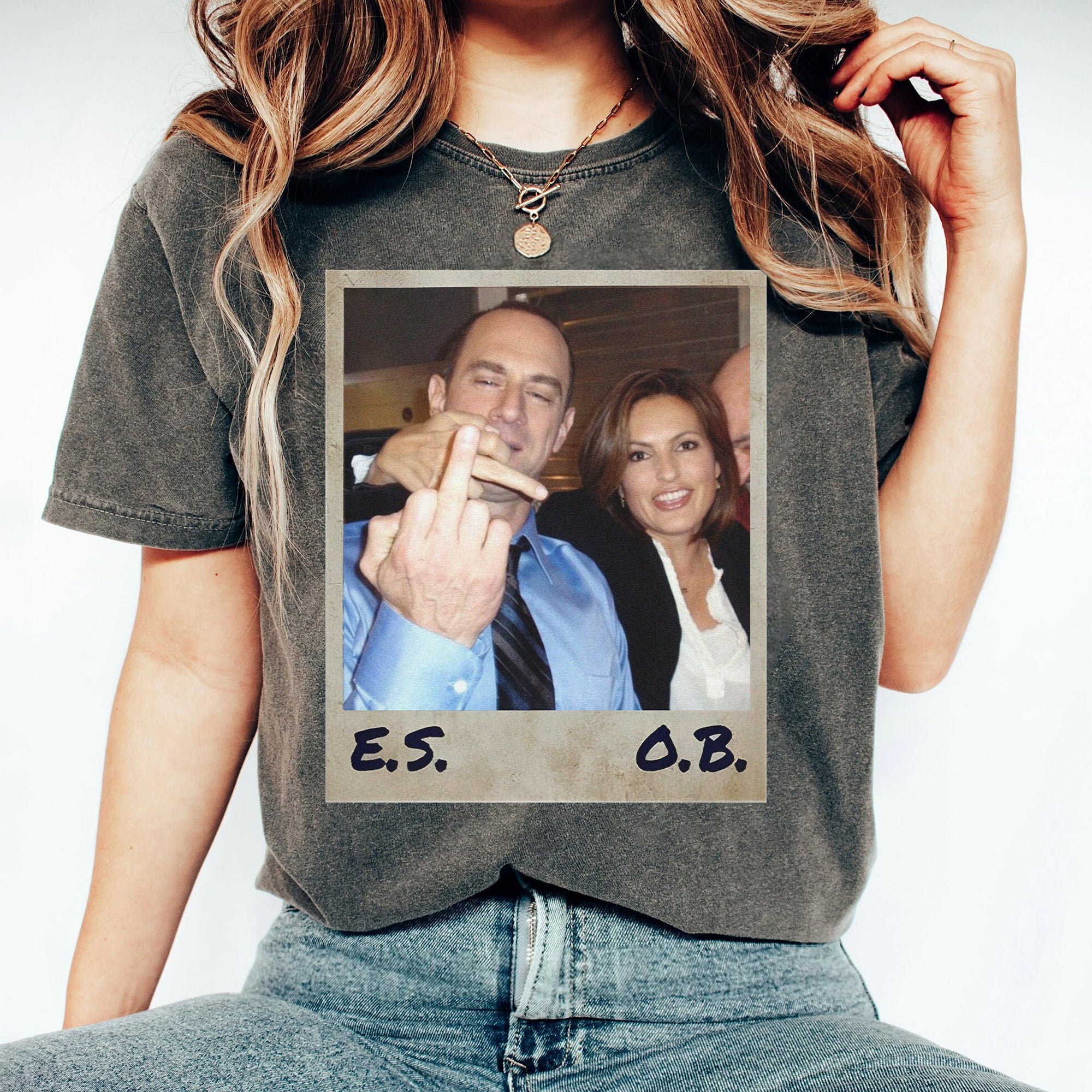 Retro Elliot Stabler And Olivia Benson Shirt, Elliot And Olivia Shirt, Law And Order SVU Tee, 90s Graphic Tee, 90s Movie Shirt, Gift For Fan 2 FFF