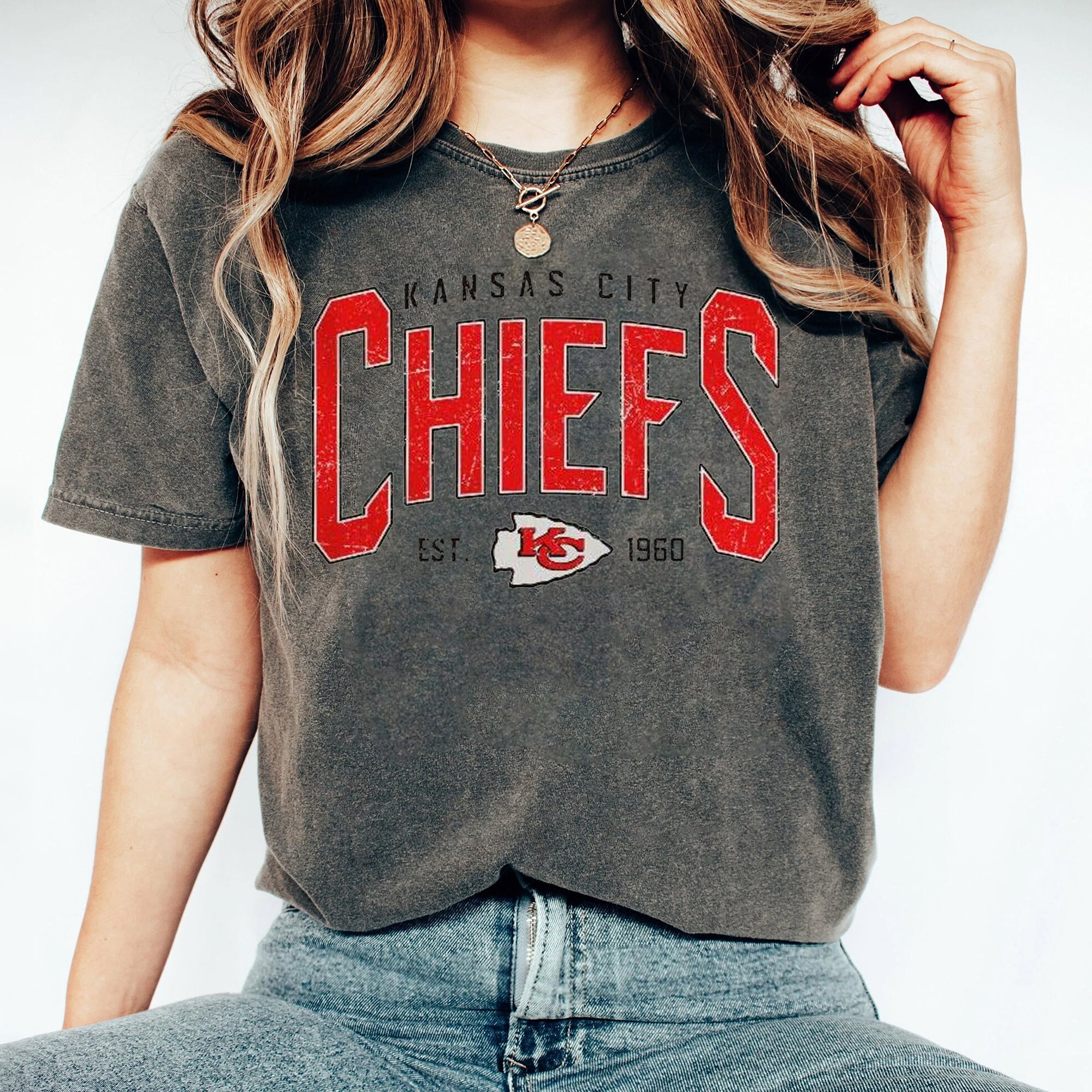 Vintage Kansas City Chiefs shirt, Chiefs sweatshirt, Kansas City Football Fan shirt, Chiefs tee, Chiefs t-shirt, Game Day apparel DDD