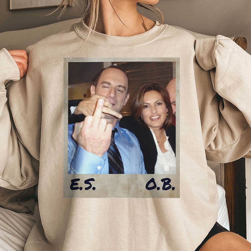 Retro Elliot Stabler And Olivia Benson Shirt, Elliot And Olivia Shirt, Law And Order SVU Tee, 90s Graphic Tee, 90s Movie Shirt, Gift For Fan 2 FFF