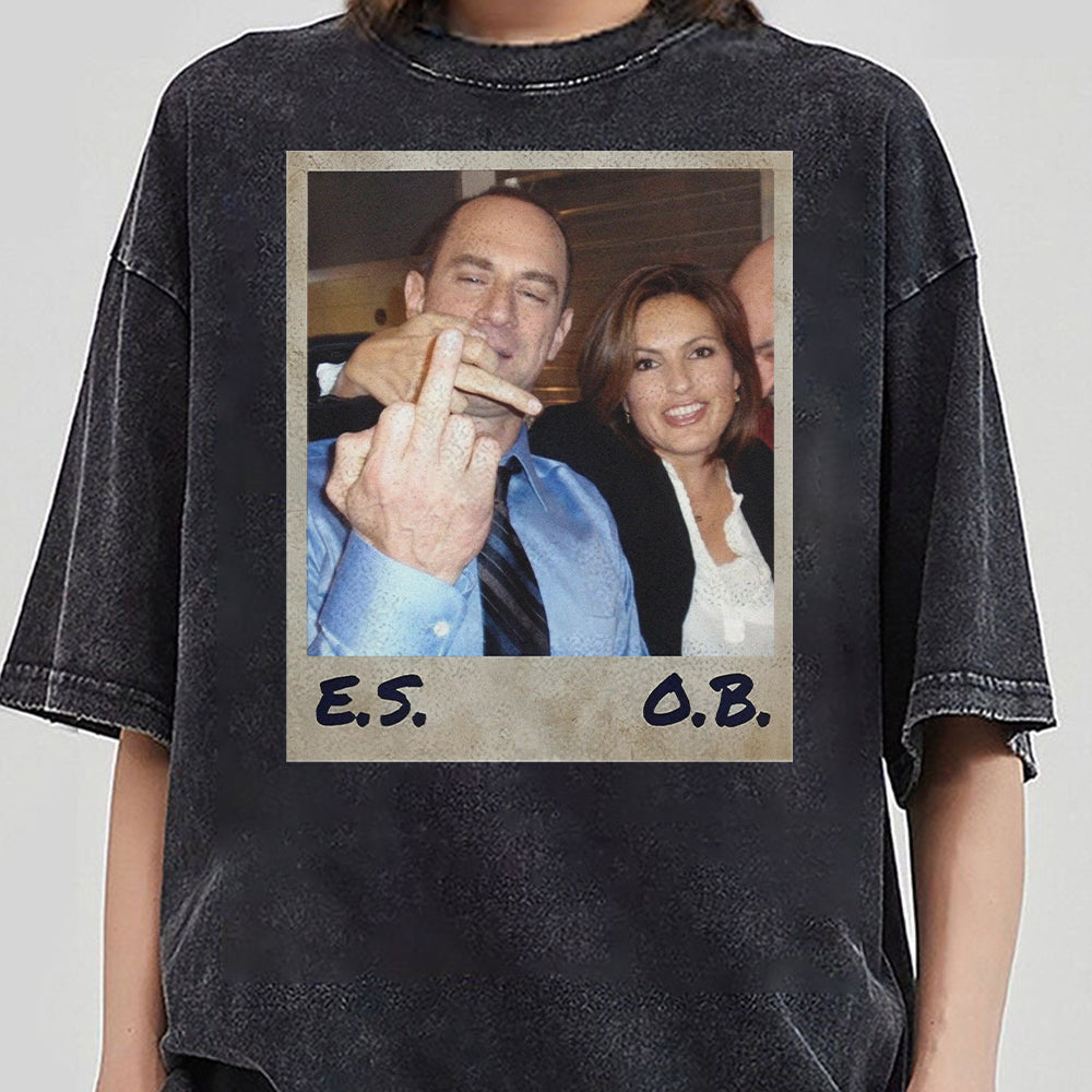 Retro Elliot Stabler And Olivia Benson Shirt, Elliot And Olivia Shirt, Law And Order SVU Tee, 90s Graphic Tee, 90s Movie Shirt, Gift For Fan 2 FFF