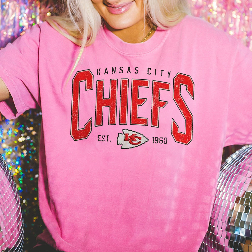 Vintage Kansas City Chiefs shirt, Chiefs sweatshirt, Kansas City Football Fan shirt, Chiefs tee, Chiefs t-shirt, Game Day apparel DDD