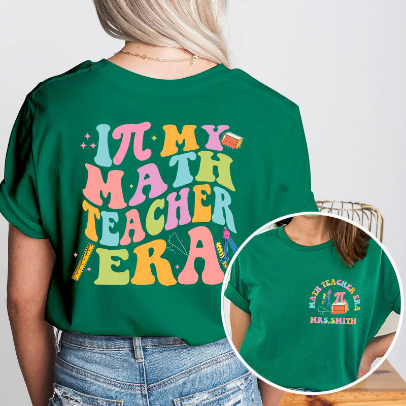 Personalized The World Is A Better Place Because Of You Teacher Two Sided T-Shirt 2MAT68