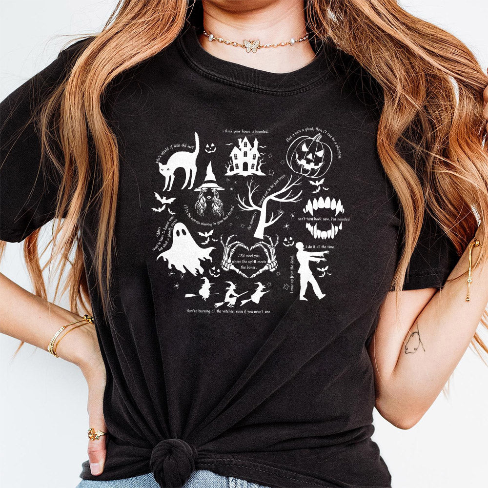 Spooky Swiftie Halloween s T-Png  Halloween Symbols & Lyrics  Fall Season, Pumpkin Halloween, Halloween Lyrics SweatPng PNG0810 09 2 NPN