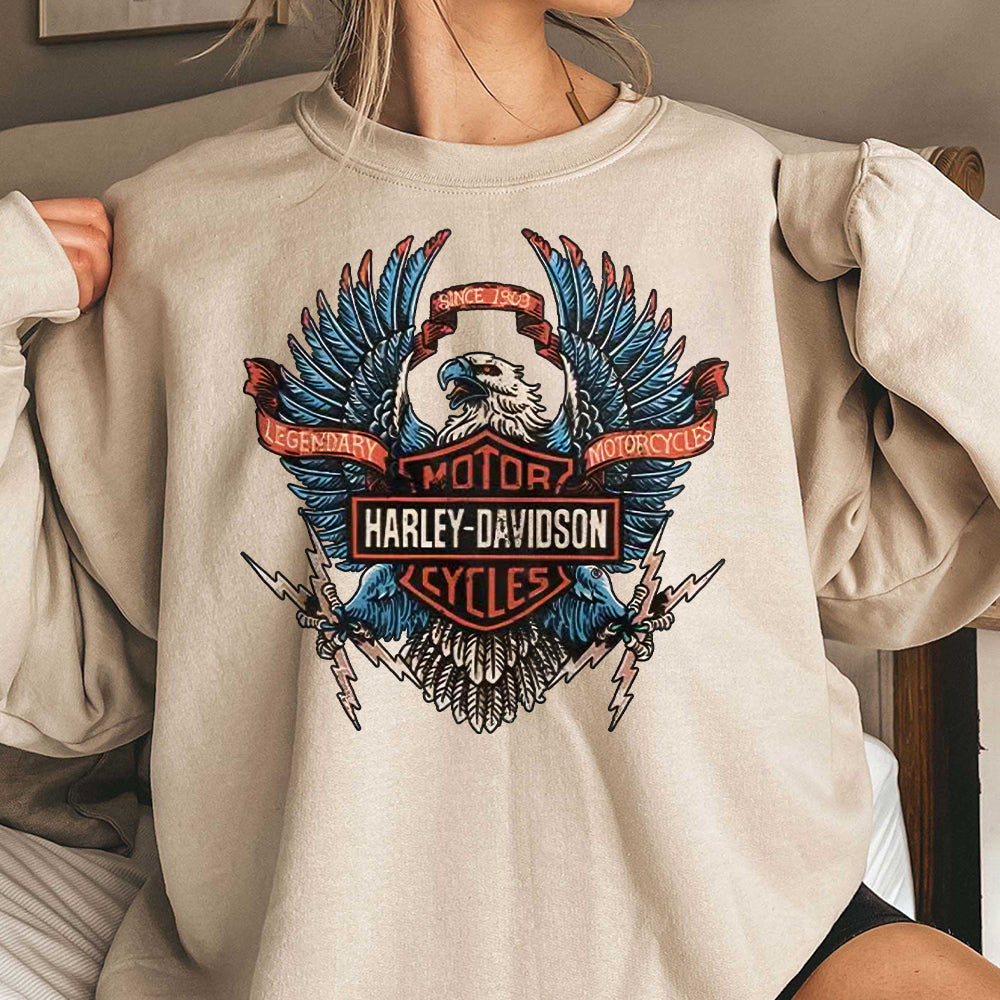 Limited Harley Davidson Electric Eagle Vintage 90s Graphic Style T-Shirt, Limited Harley Davidson Electric Eagle Shirt, Unisex shirt CCC