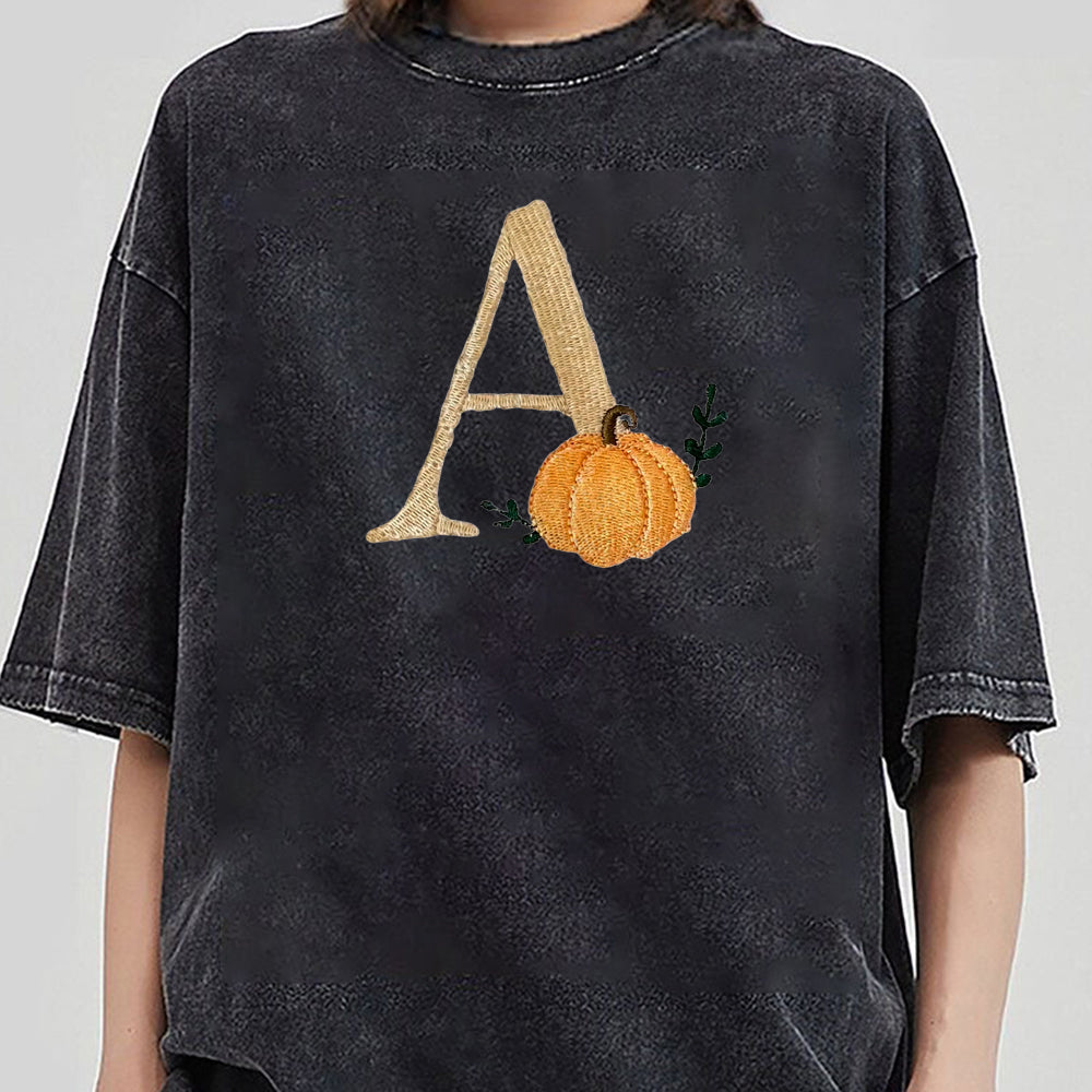 Pumpkin Fall Monogrammed Oversized Halloween Boo Kids Toddler Baby Sweater FB2708