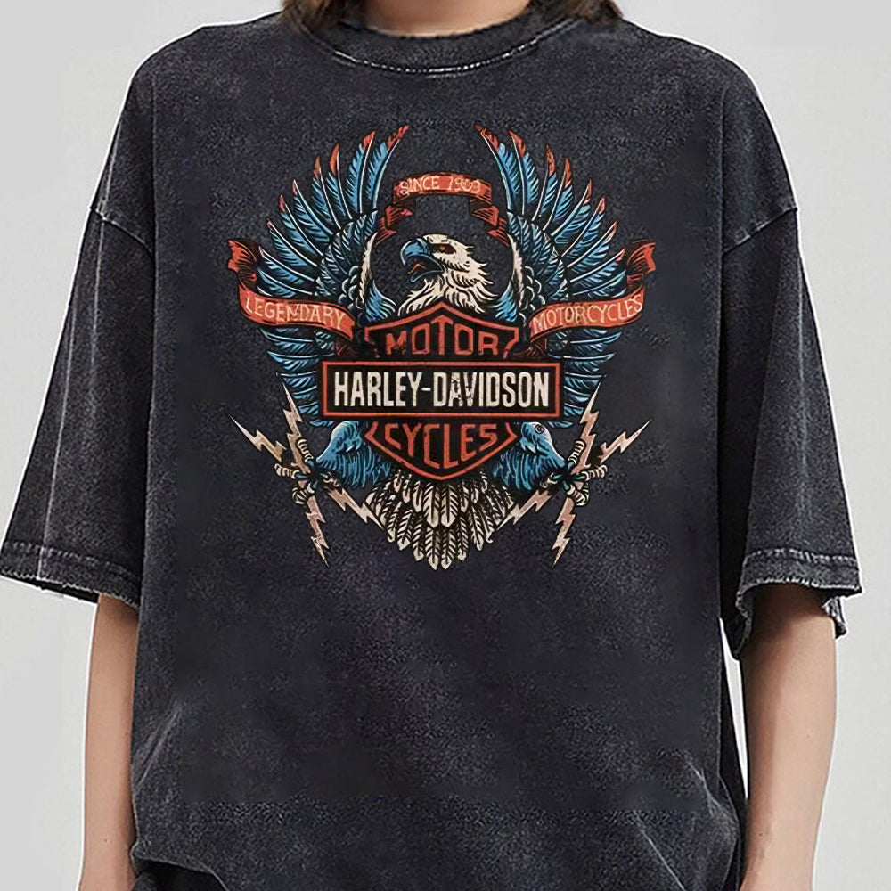 Limited Harley Davidson Electric Eagle Vintage 90s Graphic Style T-Shirt, Limited Harley Davidson Electric Eagle Shirt, Unisex shirt CCC