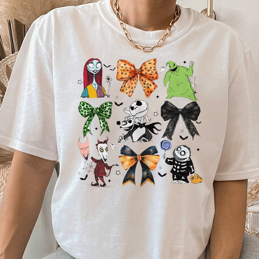 Horror Halloween Shirt, Coquette Bow Halloween Shirt, Movie Killers, Spooky Season Shirt, Horror Characters Shirt,Halloween baby,Retro Halloween Shirt CCC