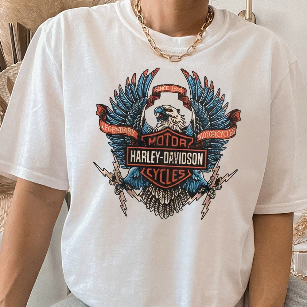 Limited Harley Davidson Electric Eagle Vintage 90s Graphic Style T-Shirt, Limited Harley Davidson Electric Eagle Shirt, Unisex shirt CCC