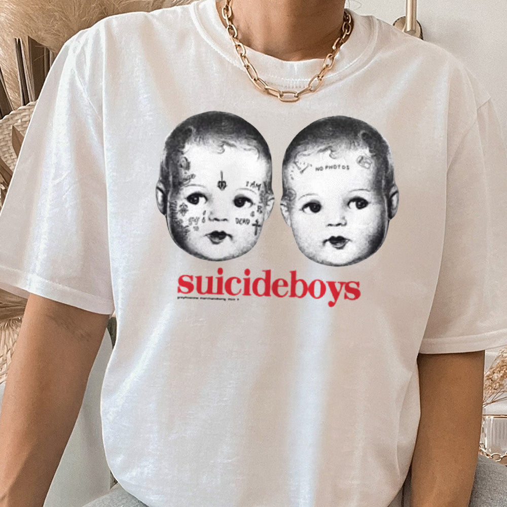 Suicideboyss formula tee shirt new world depression g59 grey five nine heavyweight black or white tee shortsleeve shirt HHH