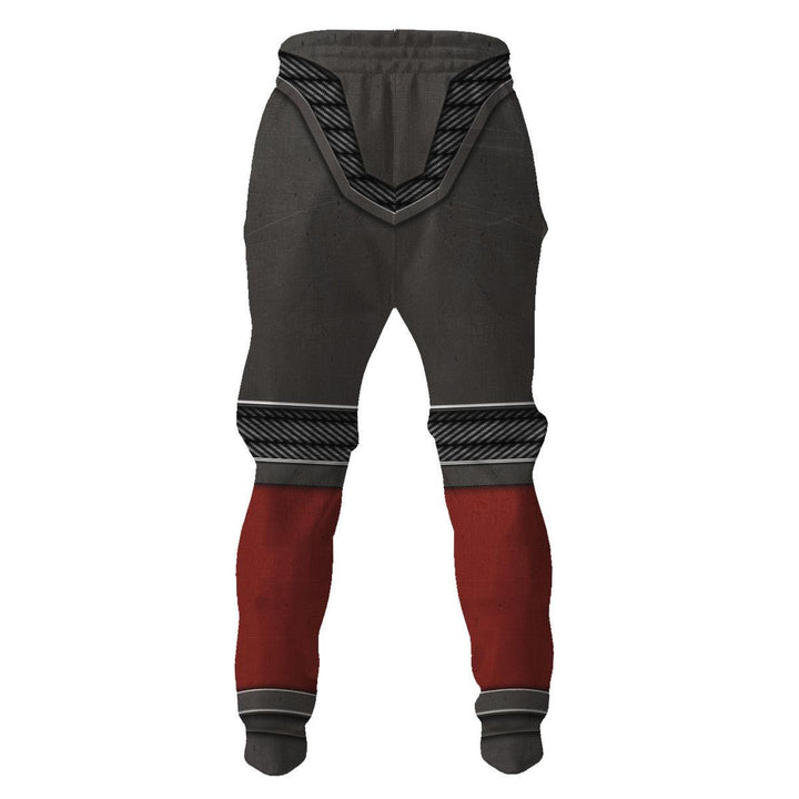 Red Corsairs Warband Colour Scheme Warhammer Costume Hoodie Jogger, Red Corsairs Warband Colour Scheme Space Marines Cosplay 3D Hoodie Pants, Warhammer 3D Tracksuit, Warhammer Game Outfit