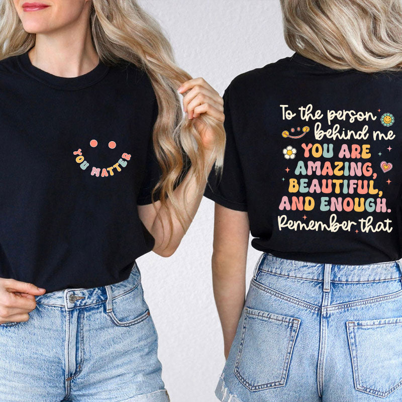 Personalized Teacher's Name Walkie Calls Are My Cardio Teacher Two Sided T-Shirt 2MAT68