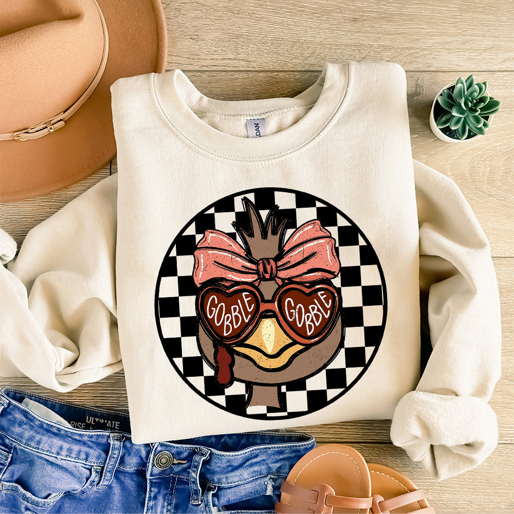 Personalized Gobble gobble Boy Girl Turkey PNG, Turkey Sublimation, Coquette Bow, Boys Girls Thanksgiving Shirt Design, Trendy Thanksgiving S262 hong 111124