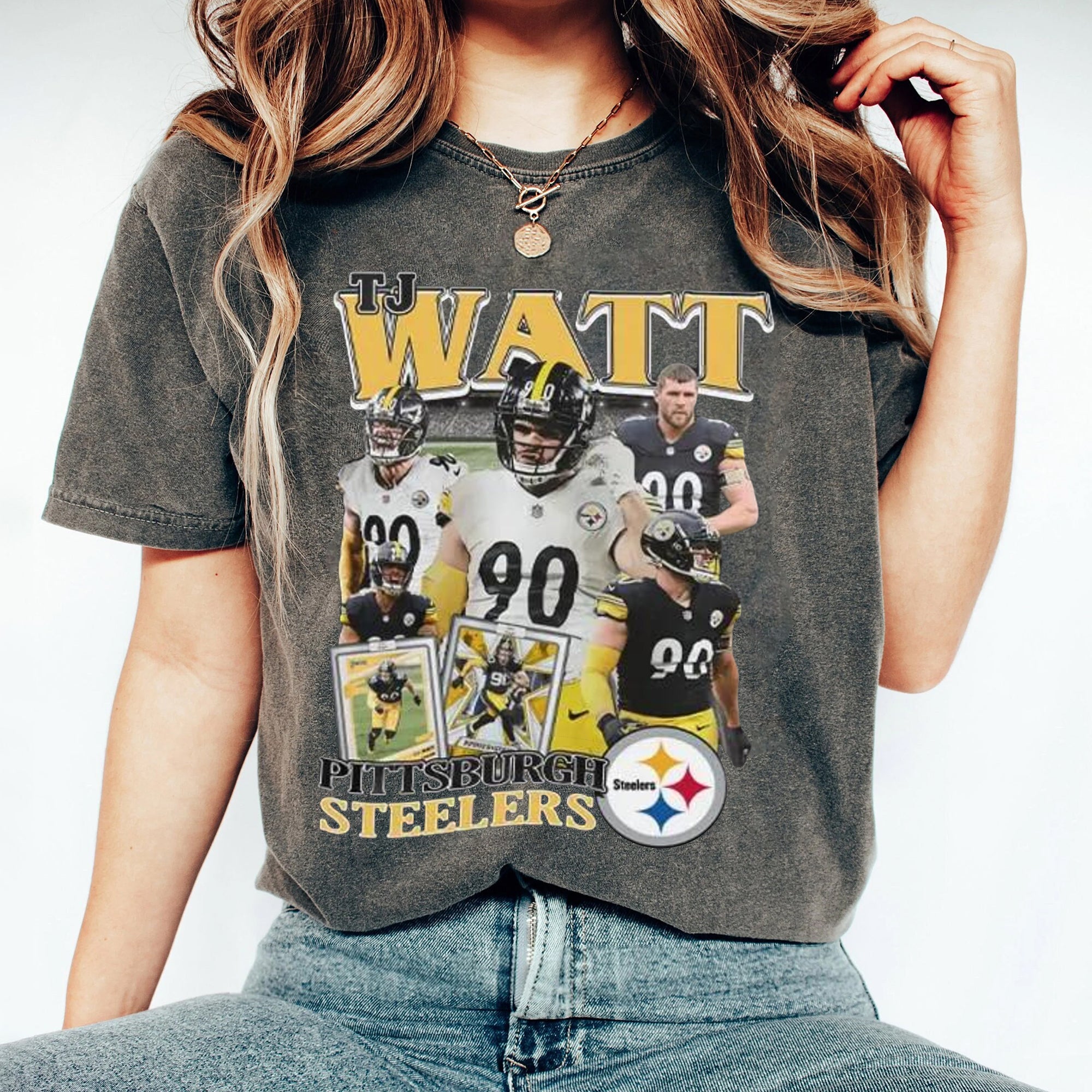 TJ Watt Vintage 90s Graphic Style T-Shirt, TJ Watt Shirt, Vintage Sport Tee, Unisex shirt, Football Bootleg Gift KKK