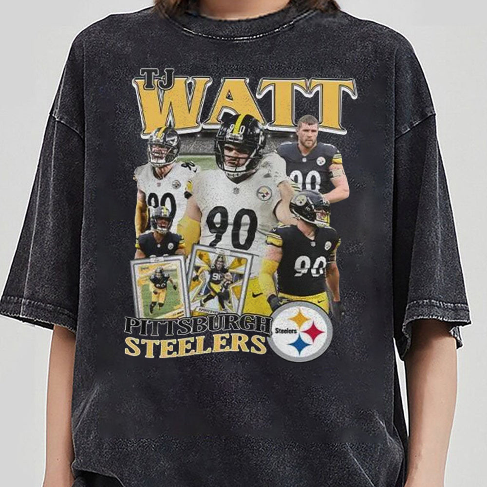 TJ Watt Vintage 90s Graphic Style T-Shirt, TJ Watt Shirt, Vintage Sport Tee, Unisex shirt, Football Bootleg Gift KKK