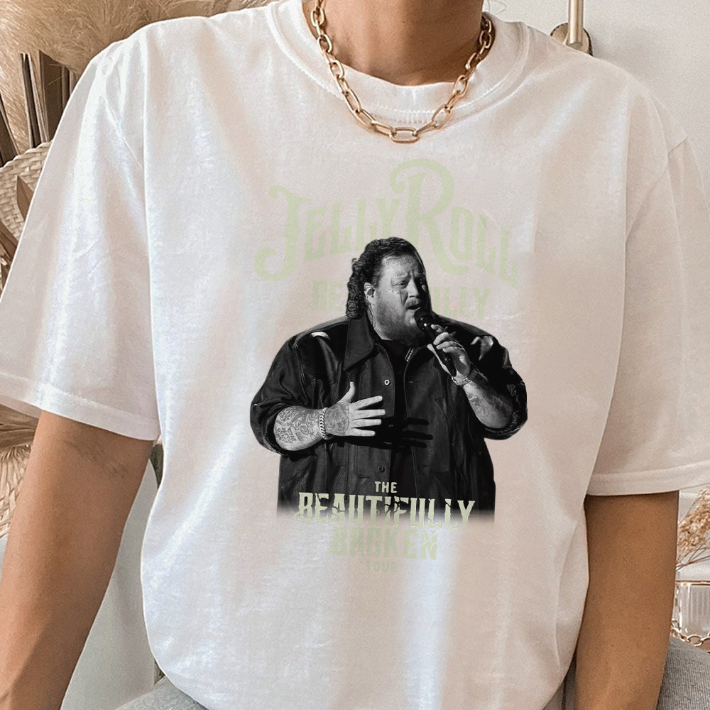 Jelly Roll Shirt, The Beautifully Broken Tour 2024, Jelly Roll 2024 Concert Shirt, Jelly Roll Lyric Shirt, Concert Roll Shirt GGG