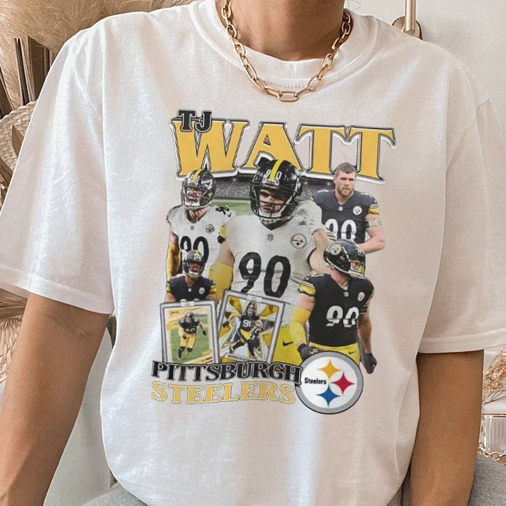 TJ Watt Vintage 90s Graphic Style T-Shirt, TJ Watt Shirt, Vintage Sport Tee, Unisex shirt, Football Bootleg Gift KKK