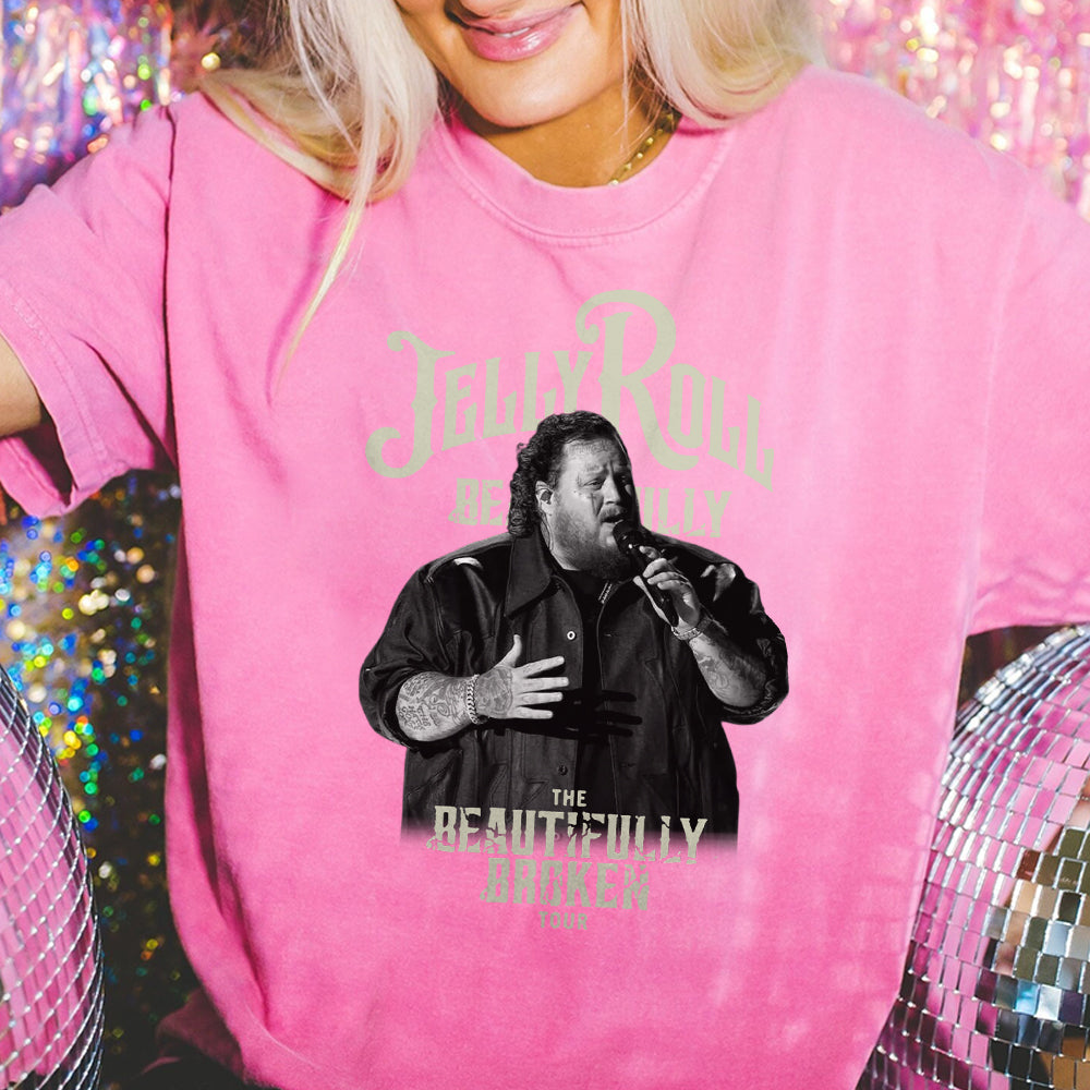 Jelly Roll Shirt, The Beautifully Broken Tour 2024, Jelly Roll 2024 Concert Shirt, Jelly Roll Lyric Shirt, Concert Roll Shirt GGG