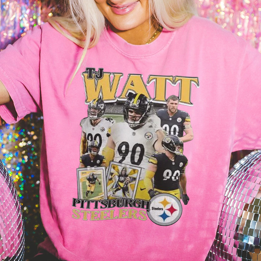 TJ Watt Vintage 90s Graphic Style T-Shirt, TJ Watt Shirt, Vintage Sport Tee, Unisex shirt, Football Bootleg Gift KKK