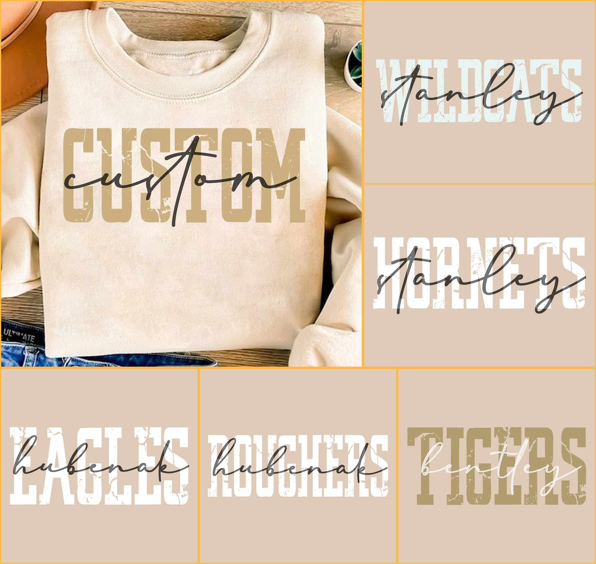 Favorite Team Shirt, Team mascot tshirt, School team Comfort Colors tee, Love Favorite team tee, School logo Tee, Custom Shirt, Custom Gift  TD0809 02