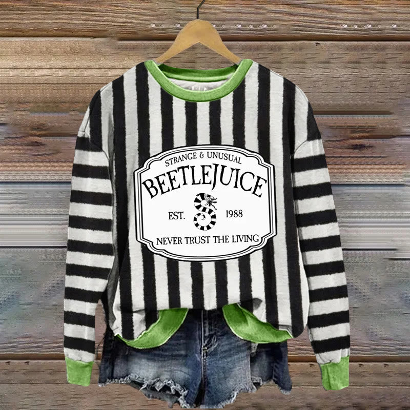 Beetlejuice Shirt, 3D Horror Movie Shirt, Beetlejuice 1988 Movie T-Shirt, Vintage Halloween Movie Shirt, Beetlejuice Gift, Halloween Party, VTHLW 8