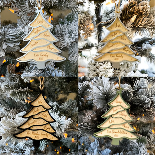 Family Christmas Gift - Our Family  Grand Children Christmas Ornament, Personalized Family Ornament, Christmas Keepsake, Christmas Gift ORN2809