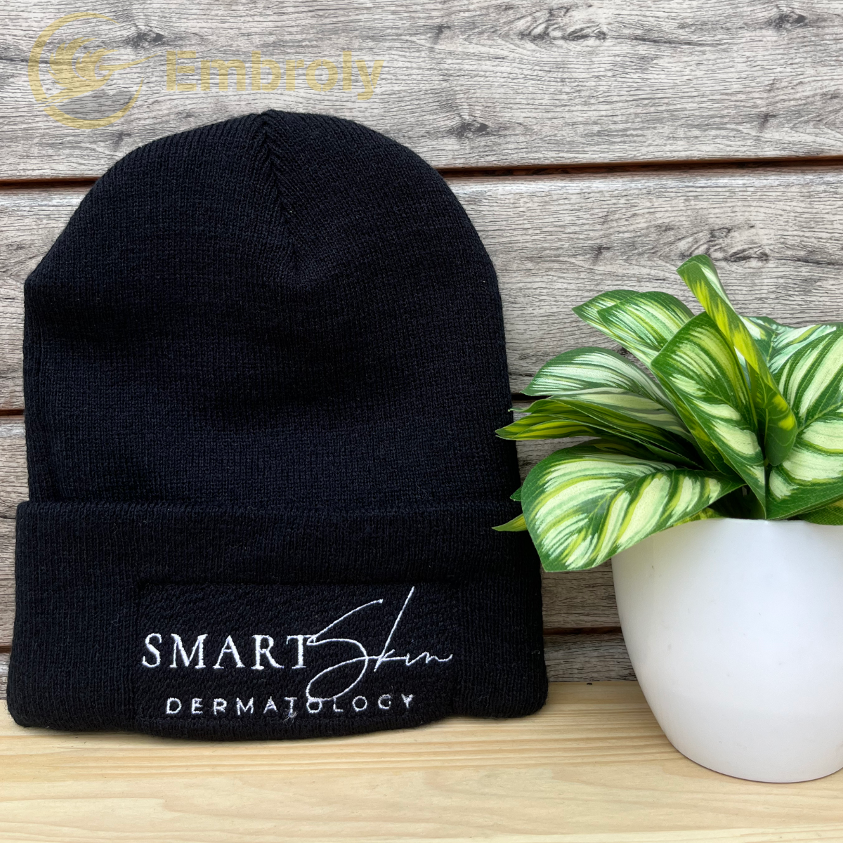 Custom Emmbroidered Beanie With Logo, Personalized Your Own Beanie With Your Logo EM1