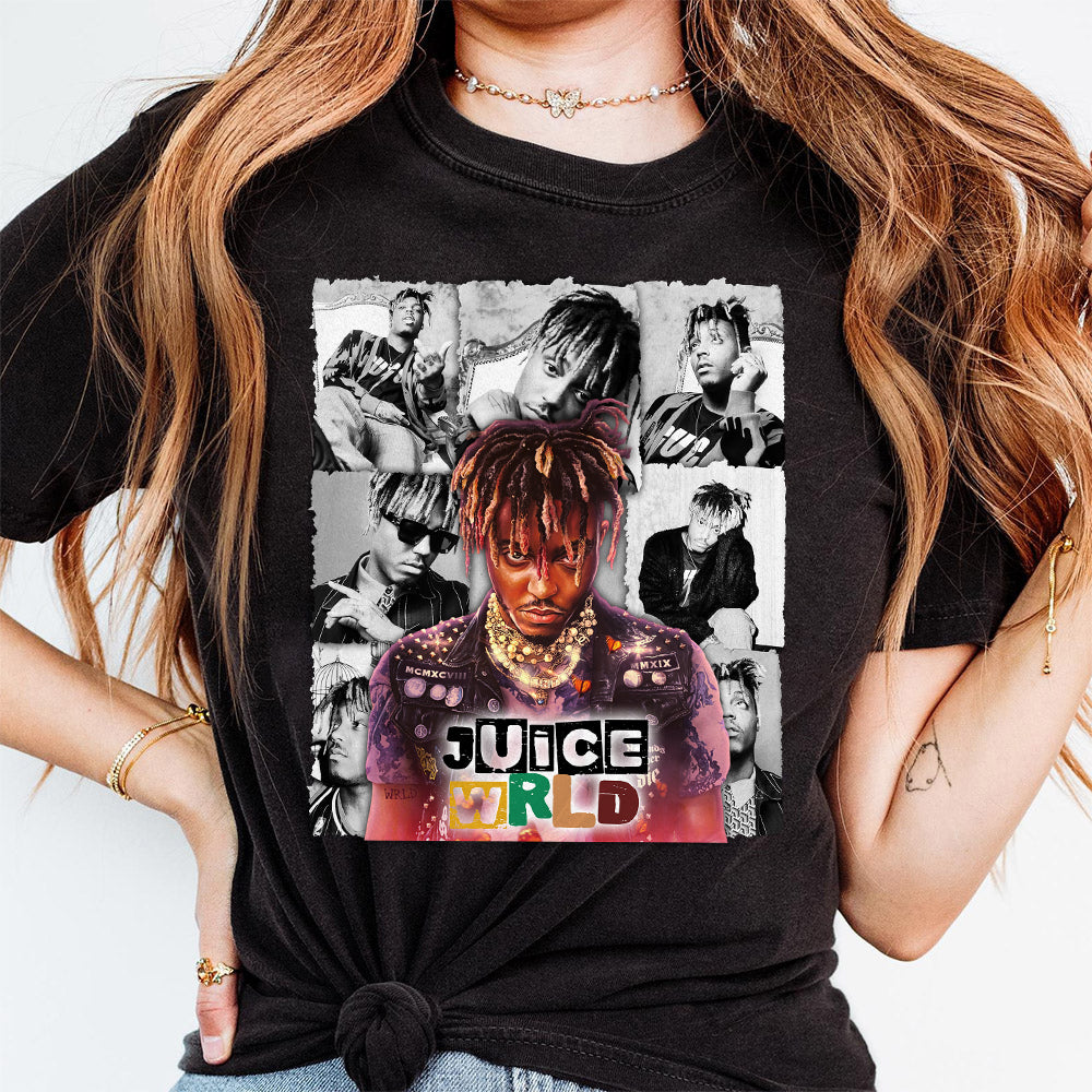 Juice Wrld Rap Shirt, Legends Never Die Album 90s Y2K Merch Vintage Hiphop Sweatshirt, V4, Juice Wrld Unisex Gift Hoodie TMN