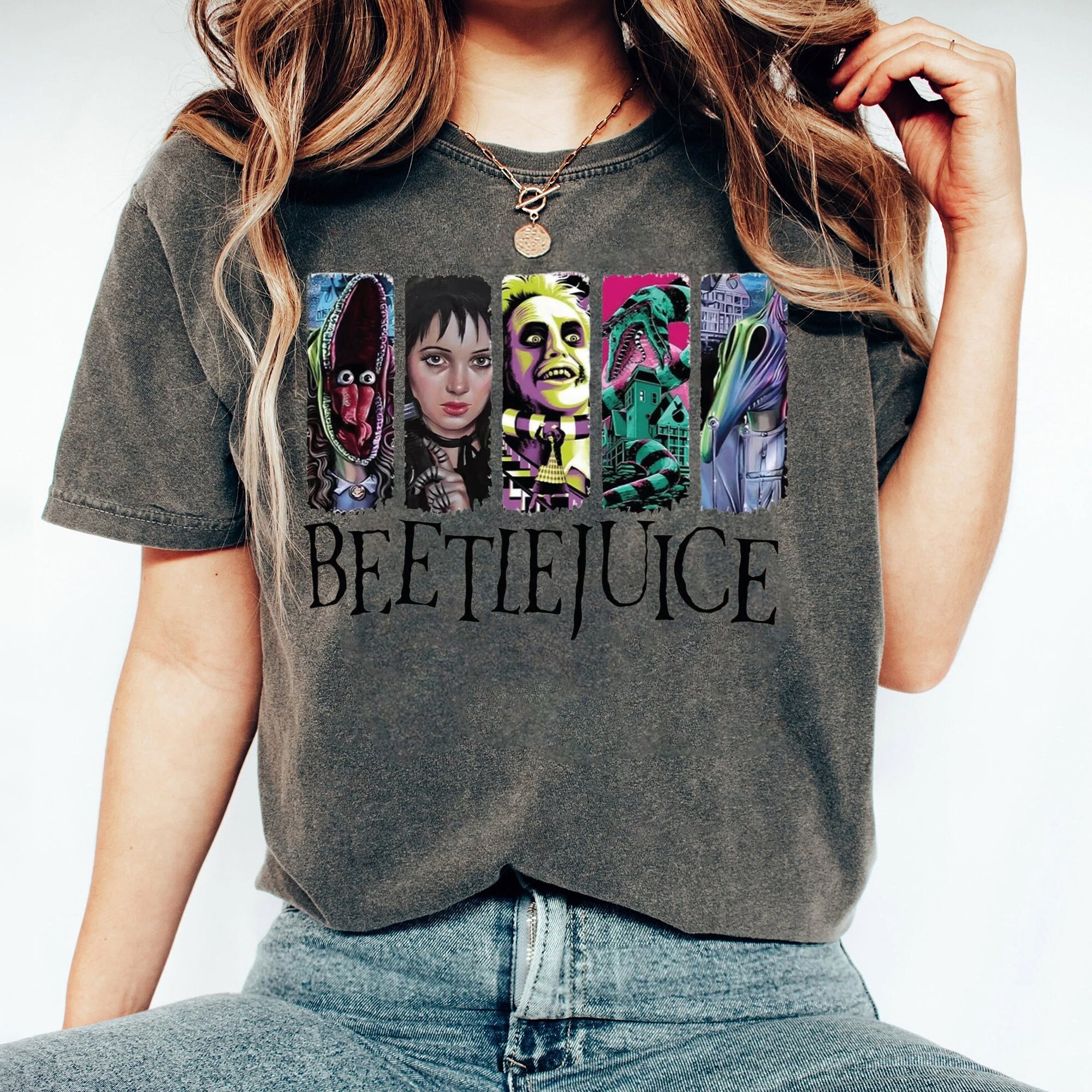 Beetlejuice Halloween Shirt, Adult Halloween Shirt, Horror Shirts Adults, Halloween Shirt, Beetlejuice Kids Shirt Horror Friend Shirt  AAA