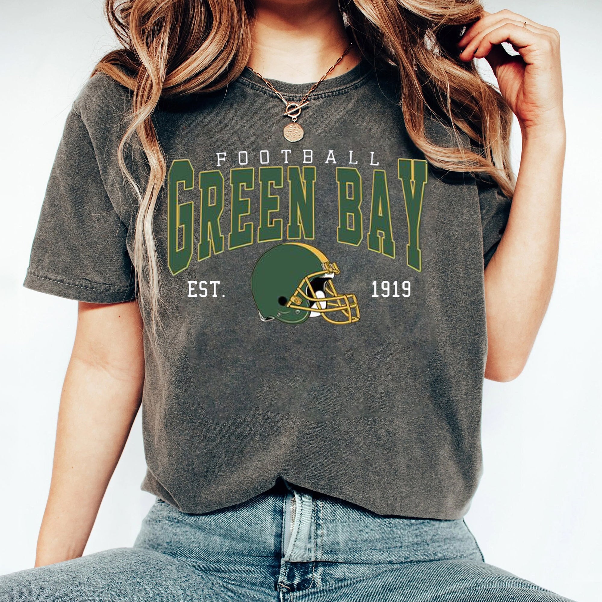Green Bay Football Vintage Style Sweatshirt, Green Bay Shirt Retro Style 90s Unisex Crewneck, Graphic Tee Gift For Football Fan Sport BBB