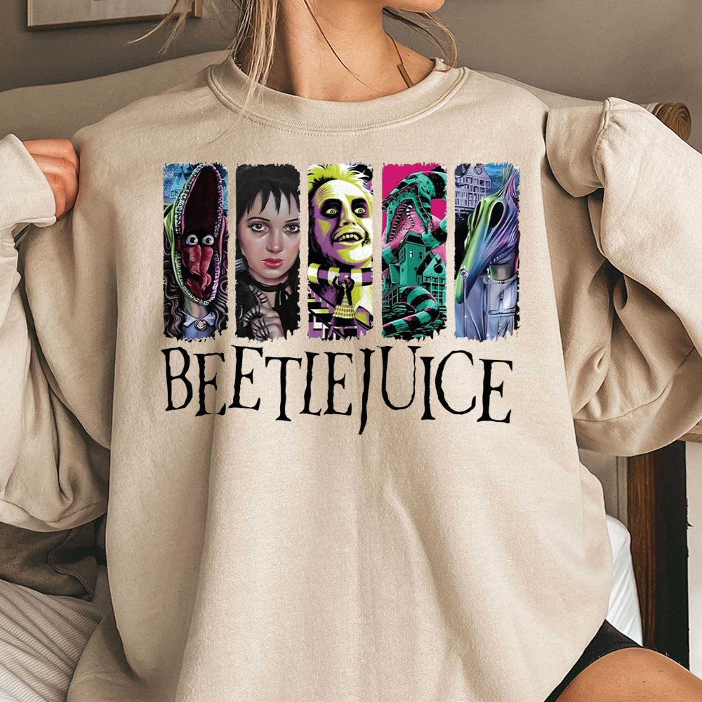 Beetlejuice Halloween Shirt, Adult Halloween Shirt, Horror Shirts Adults, Halloween Shirt, Beetlejuice Kids Shirt Horror Friend Shirt  AAA