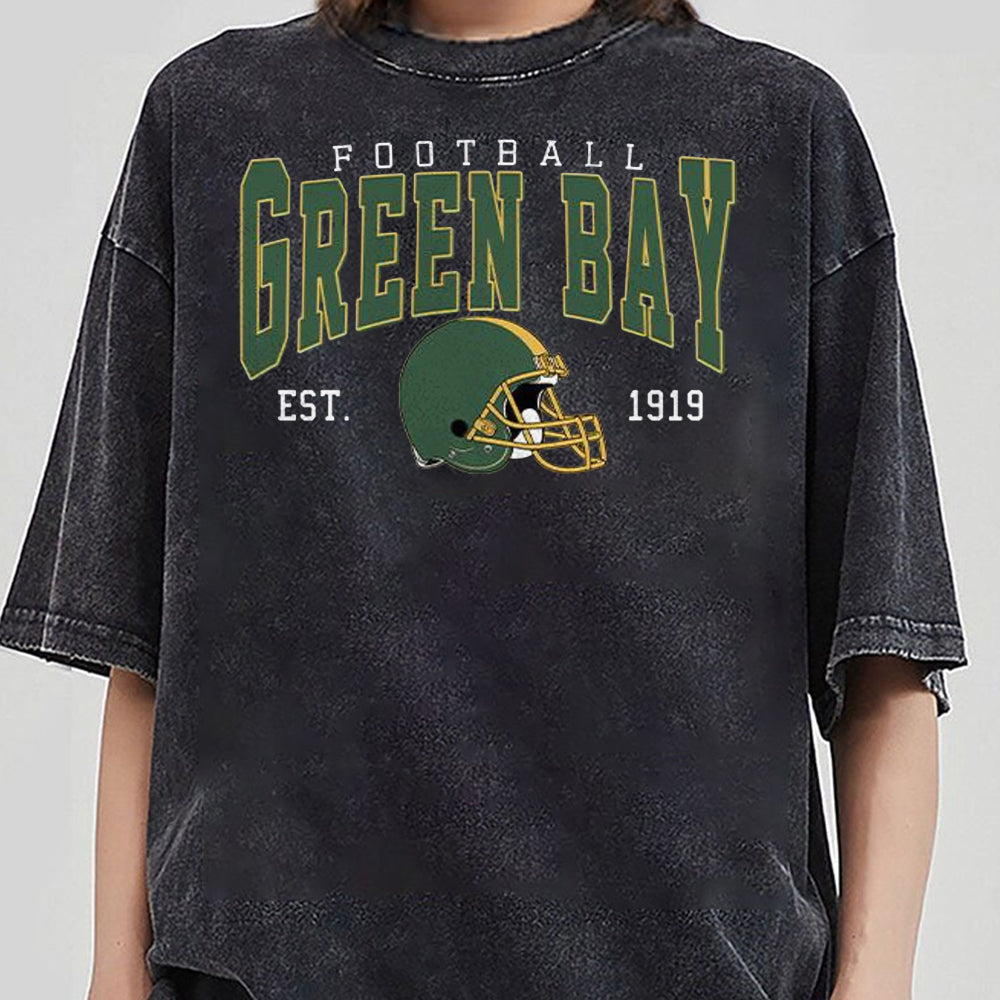 Green Bay Football Vintage Style Sweatshirt, Green Bay Shirt Retro Style 90s Unisex Crewneck, Graphic Tee Gift For Football Fan Sport BBB