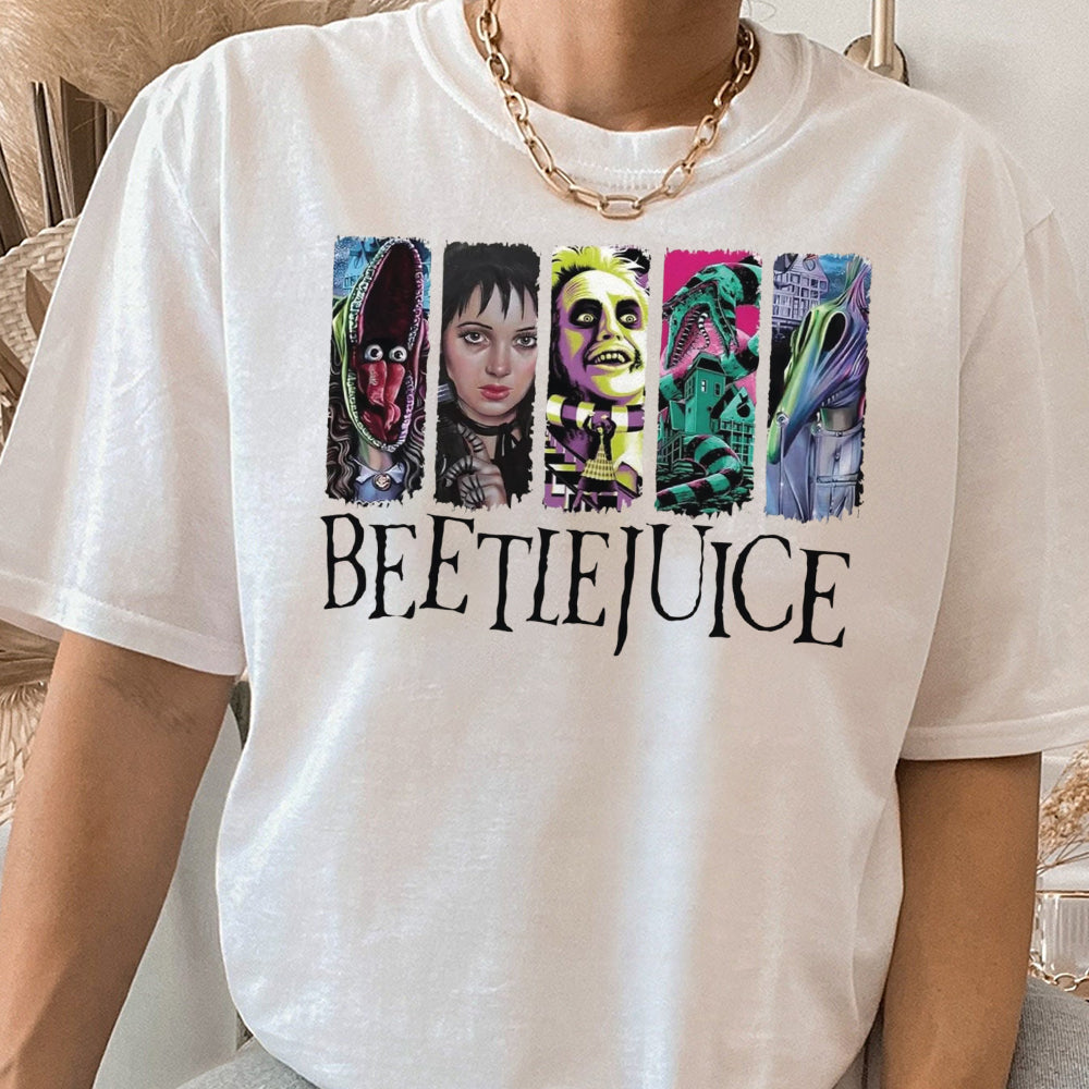 Beetlejuice Halloween Shirt, Adult Halloween Shirt, Horror Shirts Adults, Halloween Shirt, Beetlejuice Kids Shirt Horror Friend Shirt  AAA