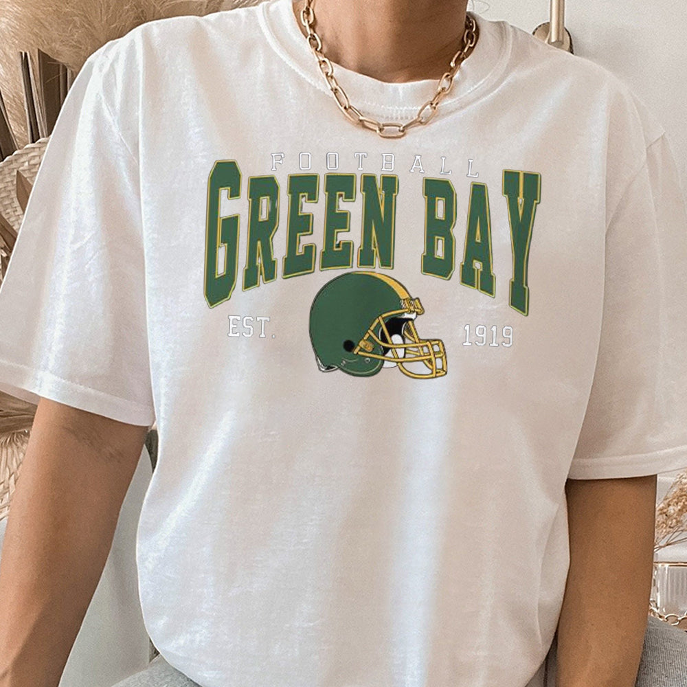 Green Bay Football Vintage Style Sweatshirt, Green Bay Shirt Retro Style 90s Unisex Crewneck, Graphic Tee Gift For Football Fan Sport BBB