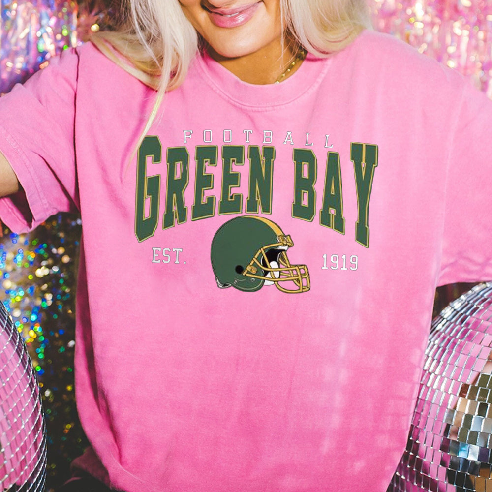 Green Bay Football Vintage Style Sweatshirt, Green Bay Shirt Retro Style 90s Unisex Crewneck, Graphic Tee Gift For Football Fan Sport BBB
