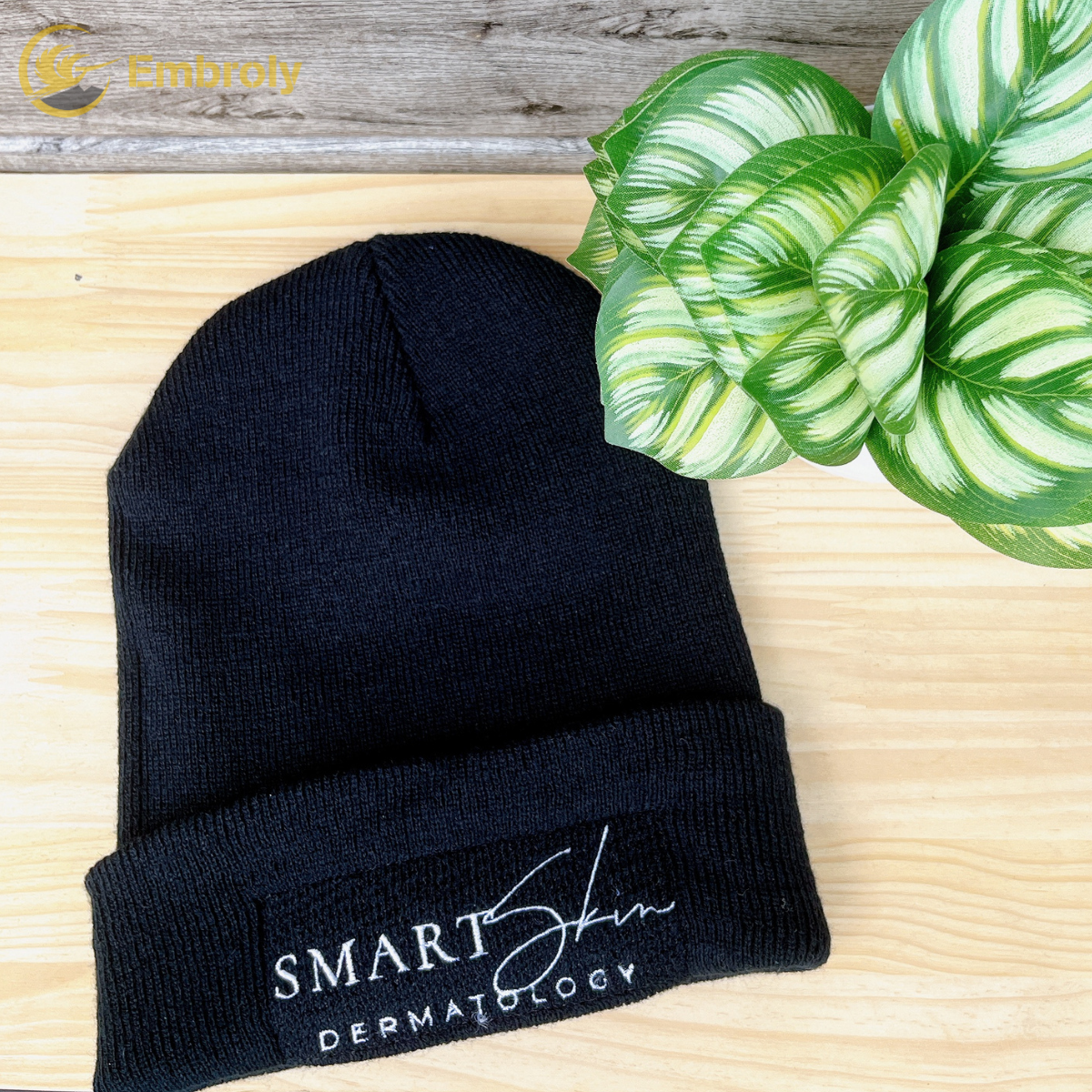 Custom Emmbroidered Beanie With Logo, Personalized Your Own Beanie With Your Logo EM1