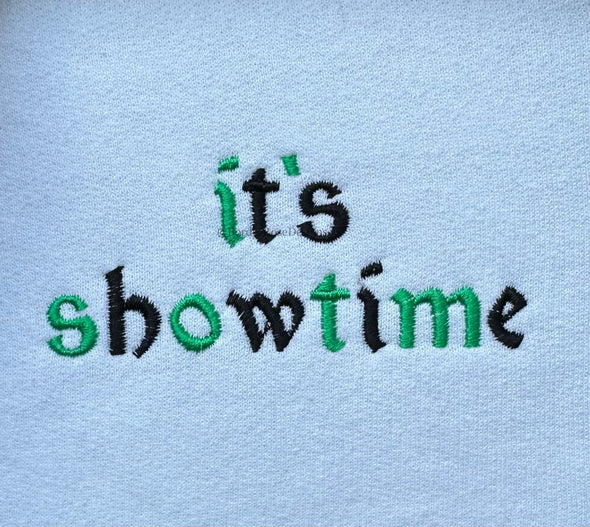 It's Showtime Beetlejuice Unisex Embroidered Sweatshirt EMHA0609