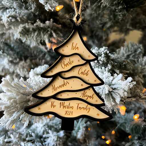 Family Christmas Gift - Our Family  Grand Children Christmas Ornament, Personalized Family Ornament, Christmas Keepsake, Christmas Gift ORN2809