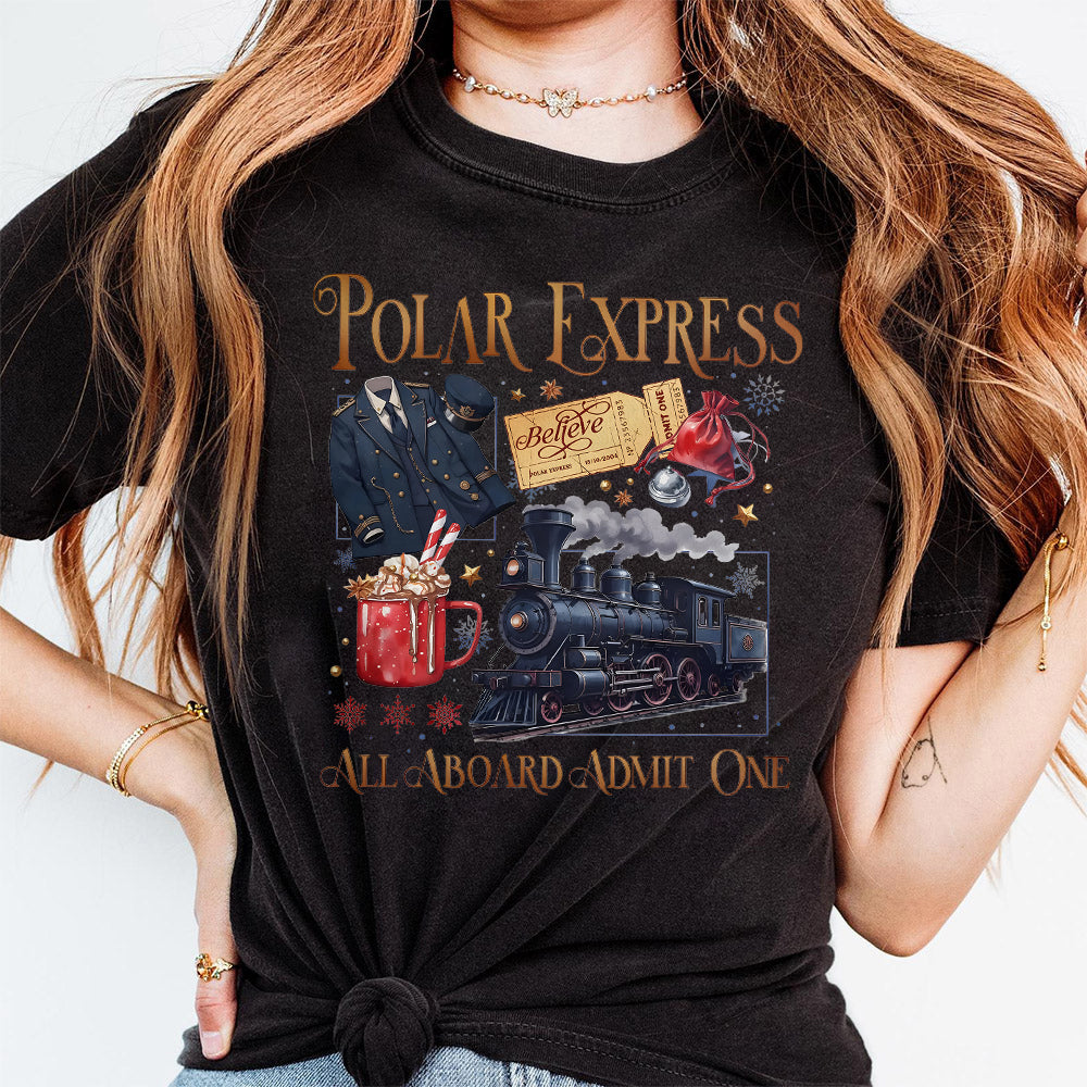 Polar Express PNG Digital Download, Funny Christmas PNG Clip Art, North Pole Magic, Christmas Gift For Family, Xmas Shirt Designs S160