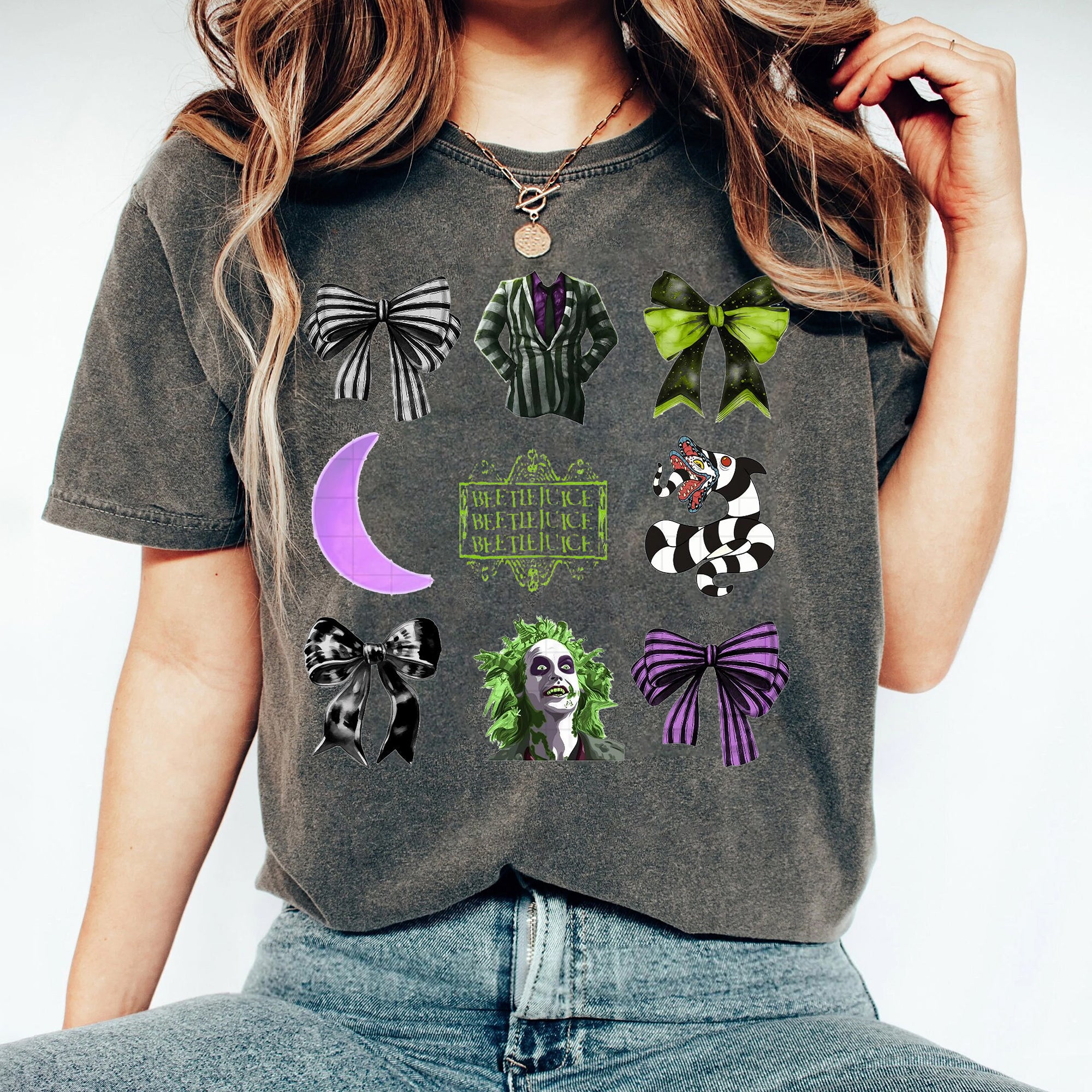 Green Beetle Coquette Shirt, coquette girly Shirt t-shirt,  Beetlejuice Halloween Tshirt  BBB