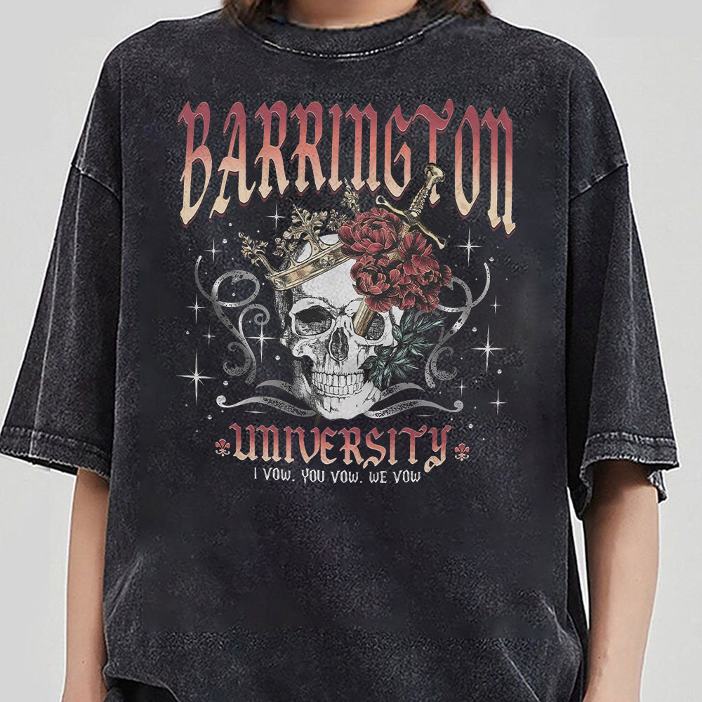 Barrington University Shirt Sweatshirt Hoodie, The Ritual Merch, Shantel Tessier Dark Romance, Smut Books Shirt, Ryat Archer,Book Lover Gift AAA