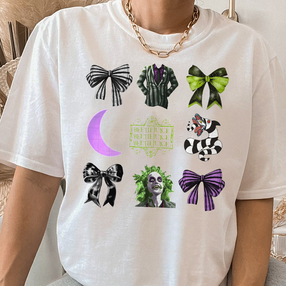 Green Beetle Coquette Shirt, coquette girly Shirt t-shirt,  Beetlejuice Halloween Tshirt  BBB