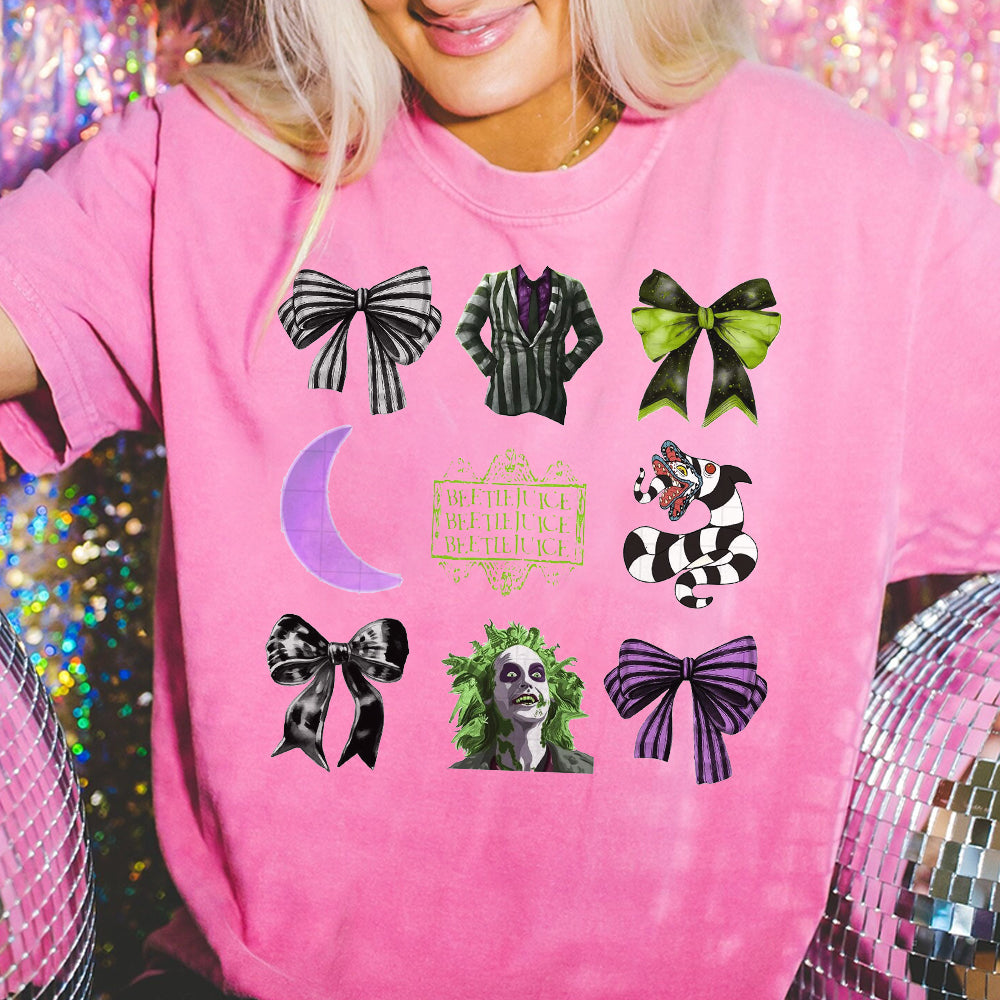 Green Beetle Coquette Shirt, coquette girly Shirt t-shirt,  Beetlejuice Halloween Tshirt  BBB