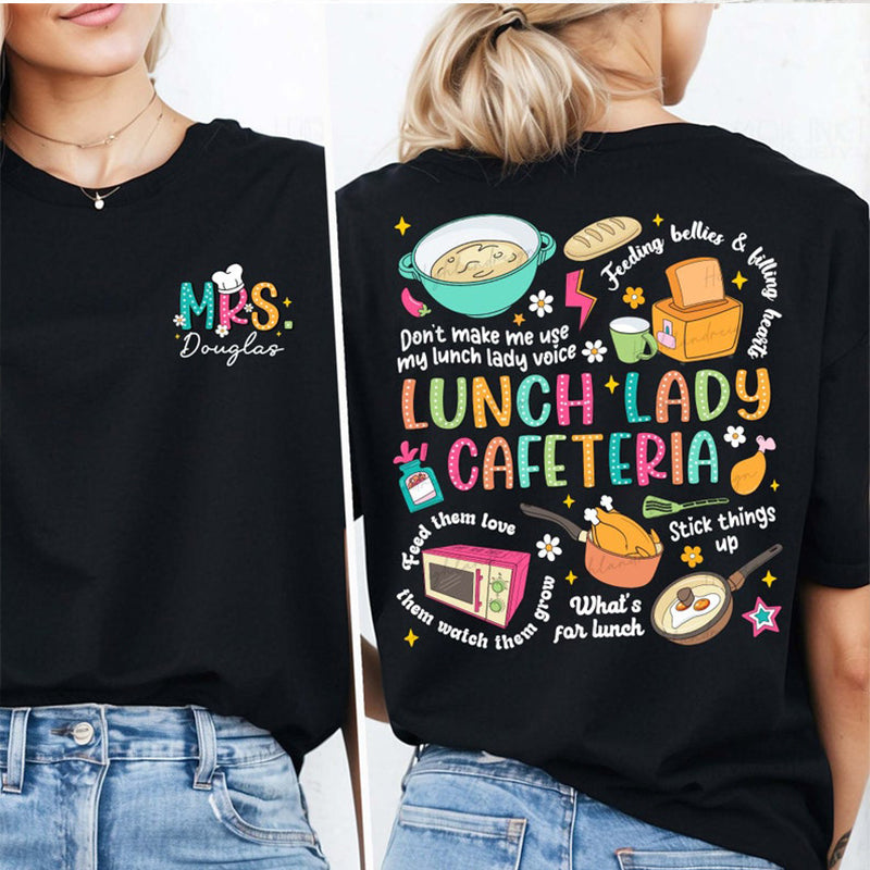 Personalized In My Teacher Era Teacher Two Sided T-Shirt 2MAT68